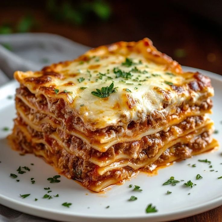 classic homemade beef lasagna