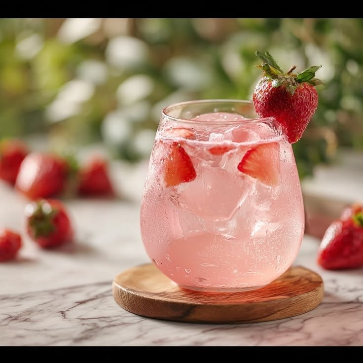 creamy strawberries and cream cocktail recipe