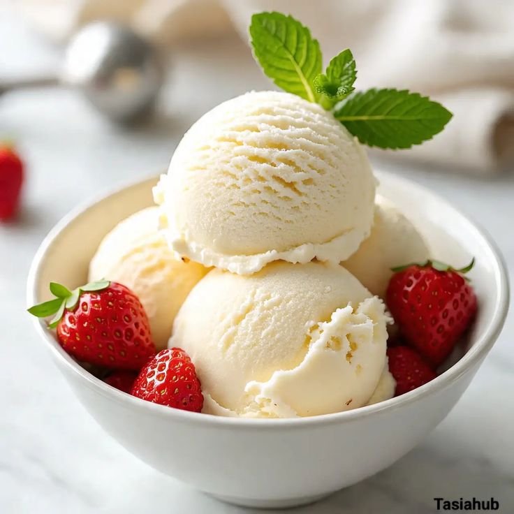 homemade vanilla ice cream tasiahub